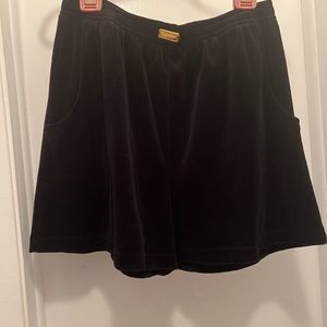 St John Sport velvet shorts